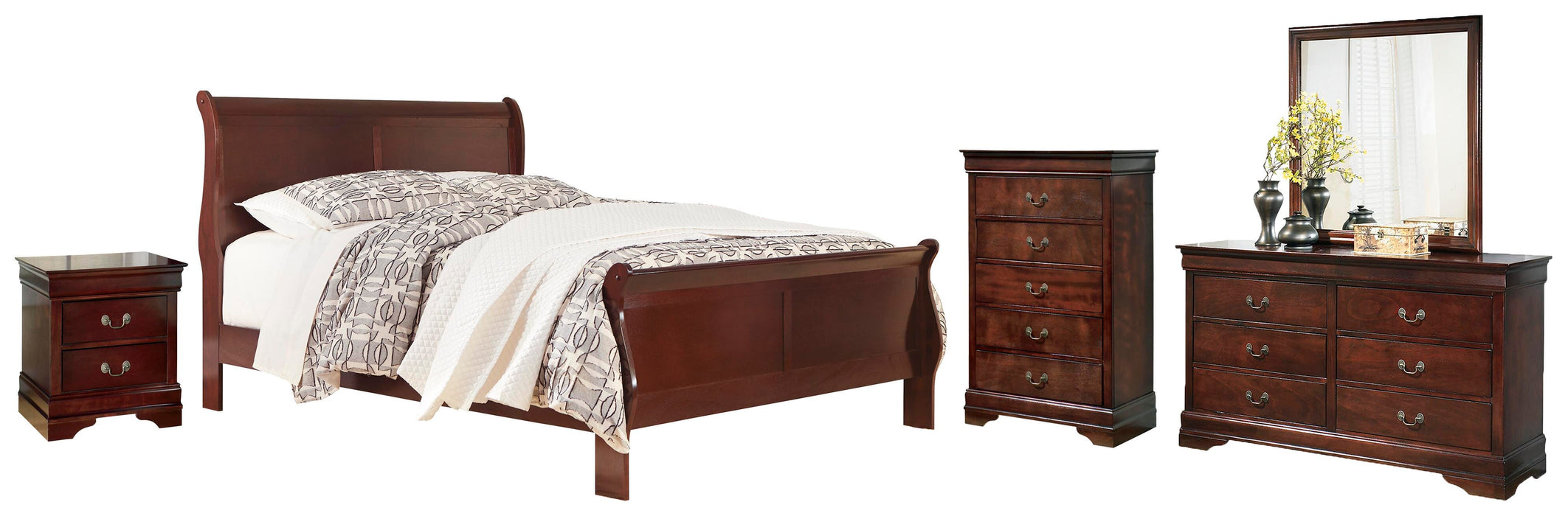 Alisdair Reddish Brown Bedroom Collection