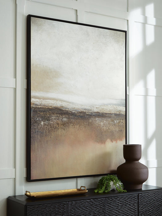 Siaking Brown/Gray/White Wall Art