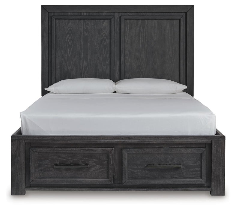 Foyland Black/Brown Bedroom Collection
