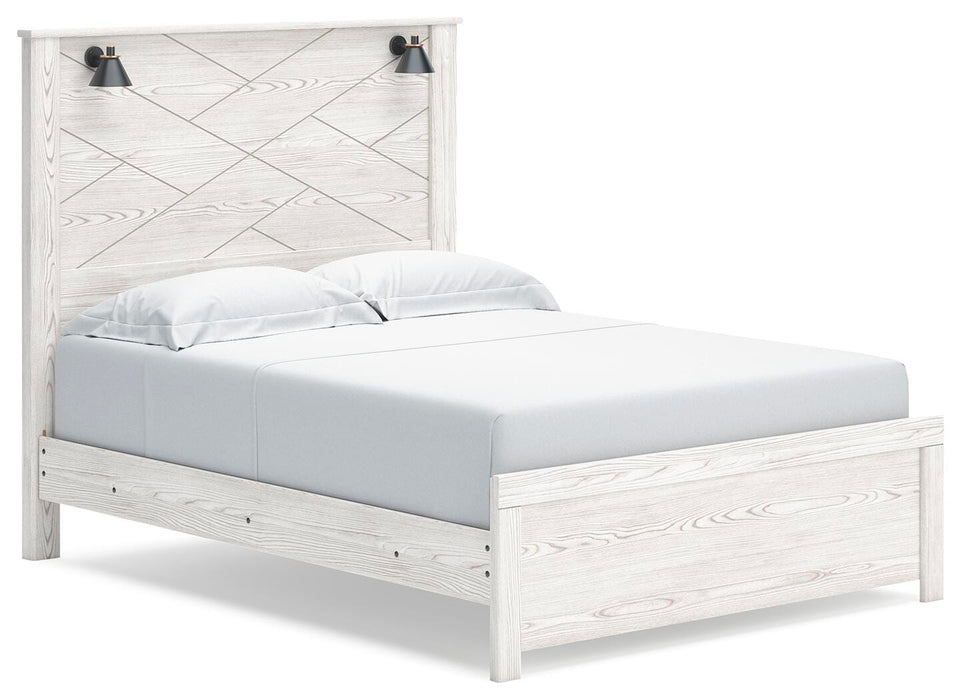 Gerridan White/Gray Gerridan Queen Panel Bed