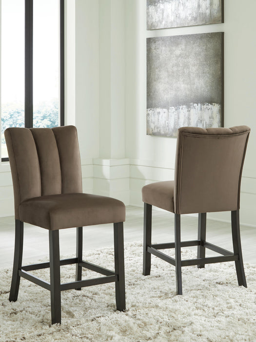 Jazmore Mocha Upholstered Barstool (Priced Per Item, Must Order 2, 4, 6, or 8)