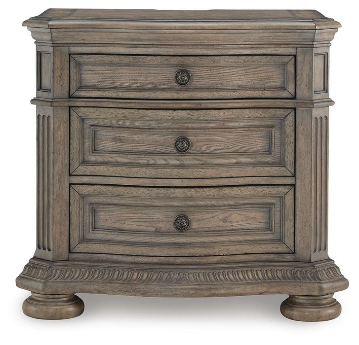 Ardenfield Light Brown Three Drawer Night Stand