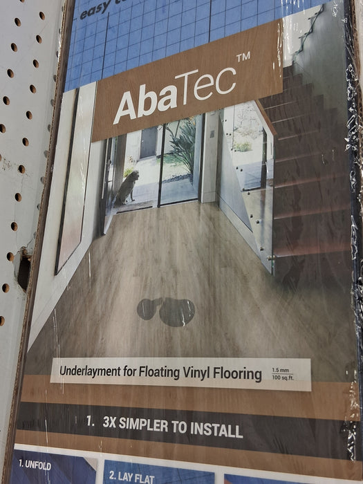 MSI Abatec 100 sq. ft. 3.9 ft. x 25.7 ft. x 1.5 mm Vinyl For Underlayment - new