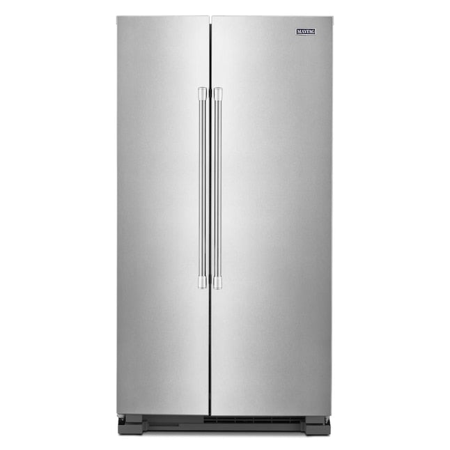 Maytag 24.9-cu ft Side-by-Side Refrigerator (Fingerprint Resistant Stainless Steel) - display_model