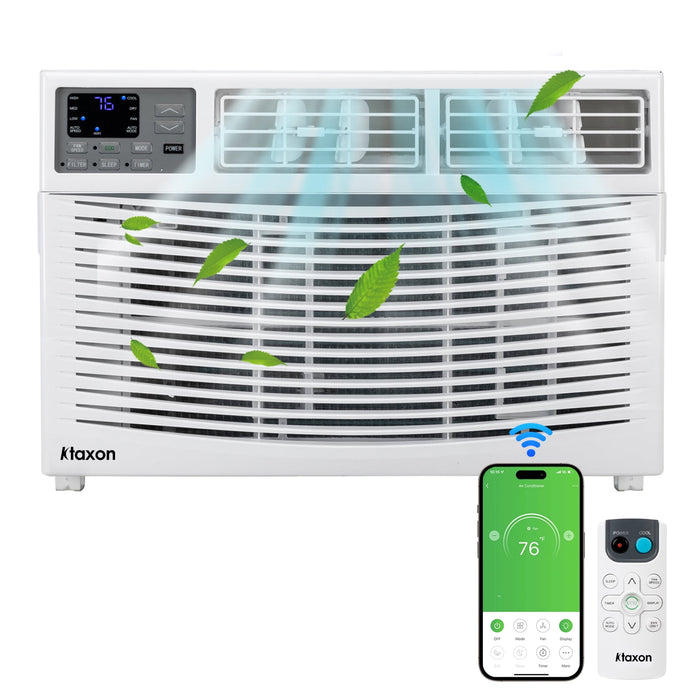 Ktaxon 14000BTU 115V Window Air Conditioner With WiFi and Eco Mode for Medium Rooms - new