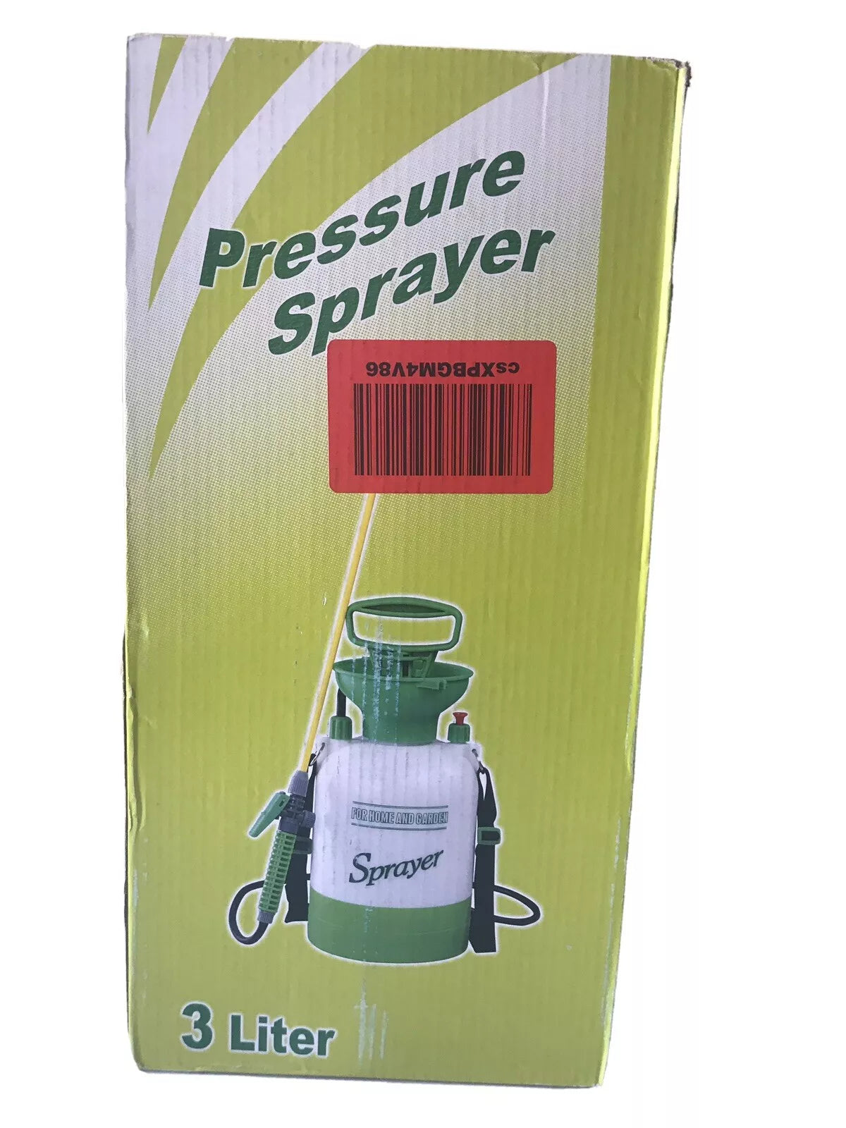 Yard Garden Lawn Pressure Sprayer 0.8 Gallon 3 Liter For Chemicals Fertilizer - open_box