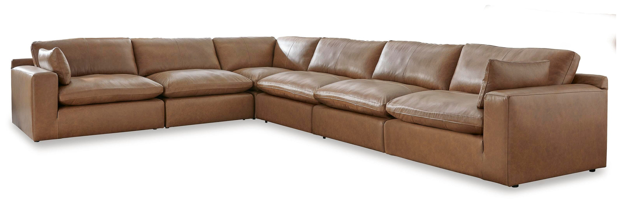 Emilia Caramel Emilia 6-Piece Sectional
