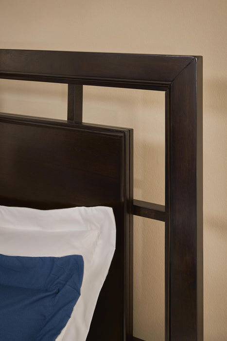 Covetown Dark Brown Covetown Full Panel Bed