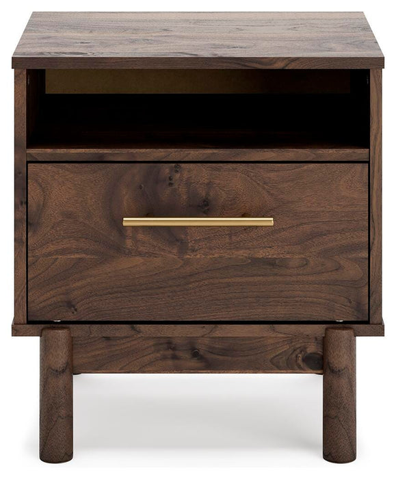 Calverson Mocha One Drawer Night Stand