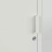Dorm Metal Rolling Locker Storage Cabinet with Lock Chalk White - Room Essentials