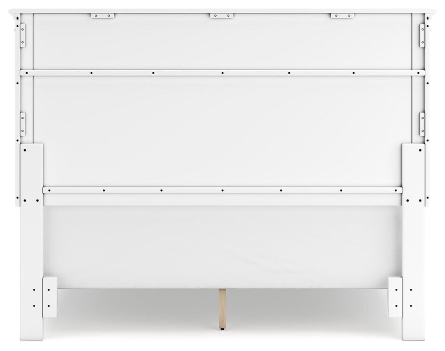 Fortman White Fortman Queen Panel Bed