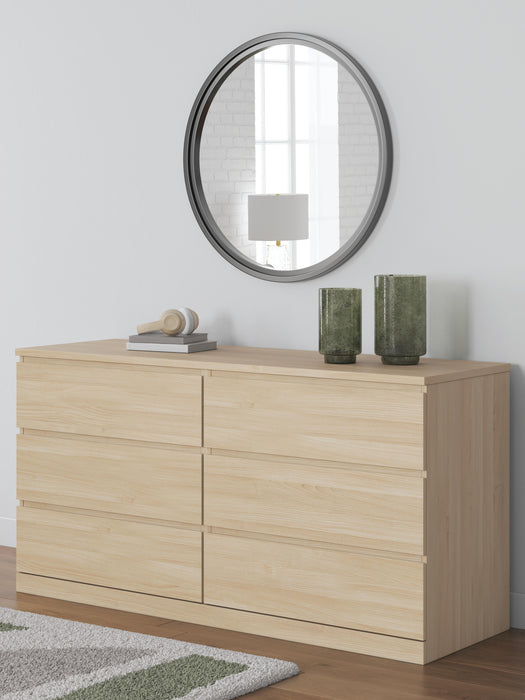 Onita Natural Six Drawer Dresser