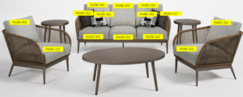 Swiss Valley Beige Seat Cushion