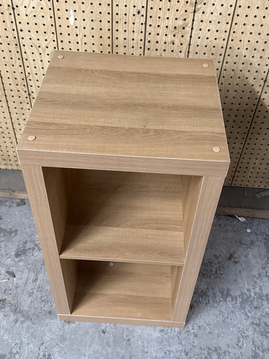 Better Homes & Gardens 2 Cube Storage Organizer, Light Honey - new