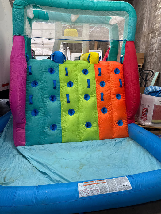 H2OGO! Triple Splash Kids Inflatable Water Park - Heavily Used - Needs Patch - See Images - used_marks_scratches