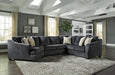 Eltmann Slate Eltmann 3-Piece Sectional with Cuddler