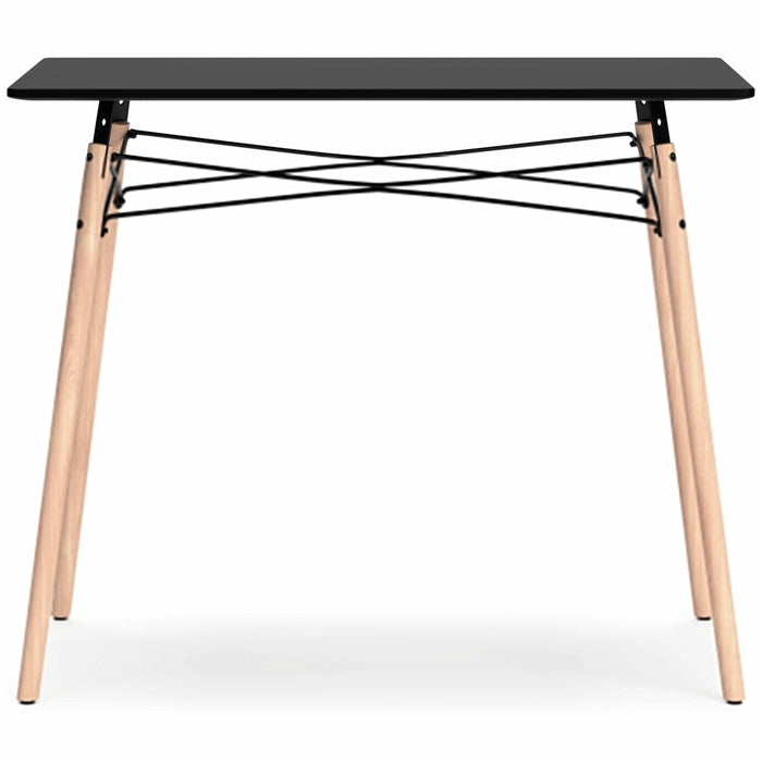 Jaspeni Black/Natural Home Office Desk