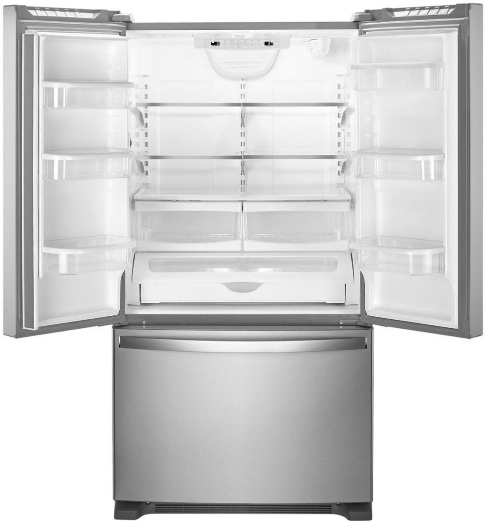 Whirlpool - 25.2 Cu. Ft. French Door Refrigerator with Internal Water Dispenser - Stainless Steel - display_model