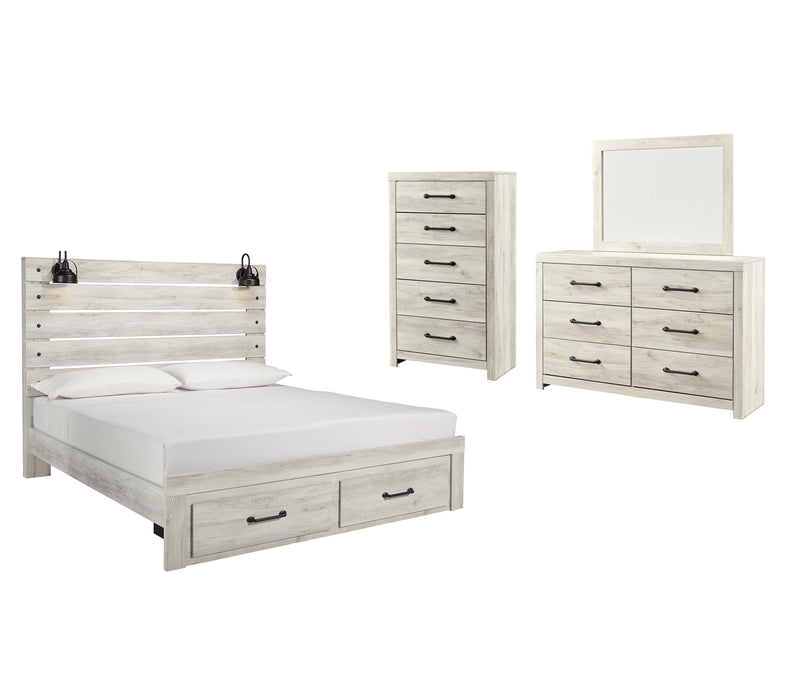 Cambeck Whitewash Panel Bedroom Collection
