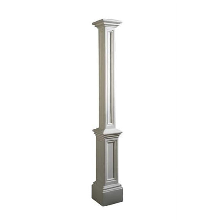 Mayne Signature Lamp Post - Decorative Post Only - Polyethylene - No Mount - White 5837W - new