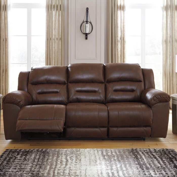 Stoneland Chocolate Stoneland Reclining Sofa