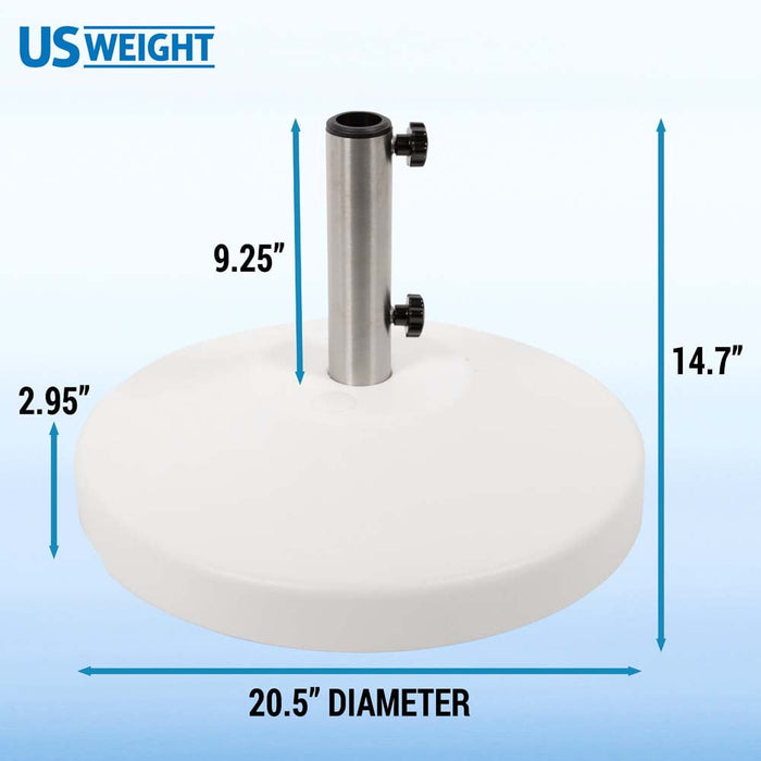 US Weight 80 Pound Free Standing Umbrella Base - new