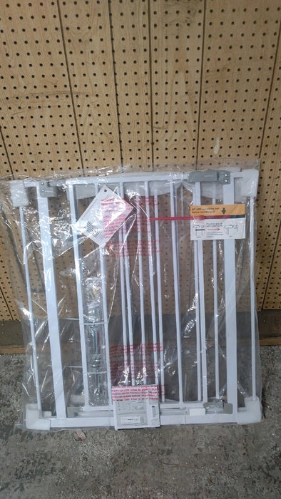 InnoTruth 28.9-49" Baby Gate for Stairs, 30" Tall Extra Wide Dog Gates for Doorways One-Hand Opening, Easy Walk Thru Dual Lock Dog Gates for The House, Hallways, Bedrooms, Easy Install Kid G