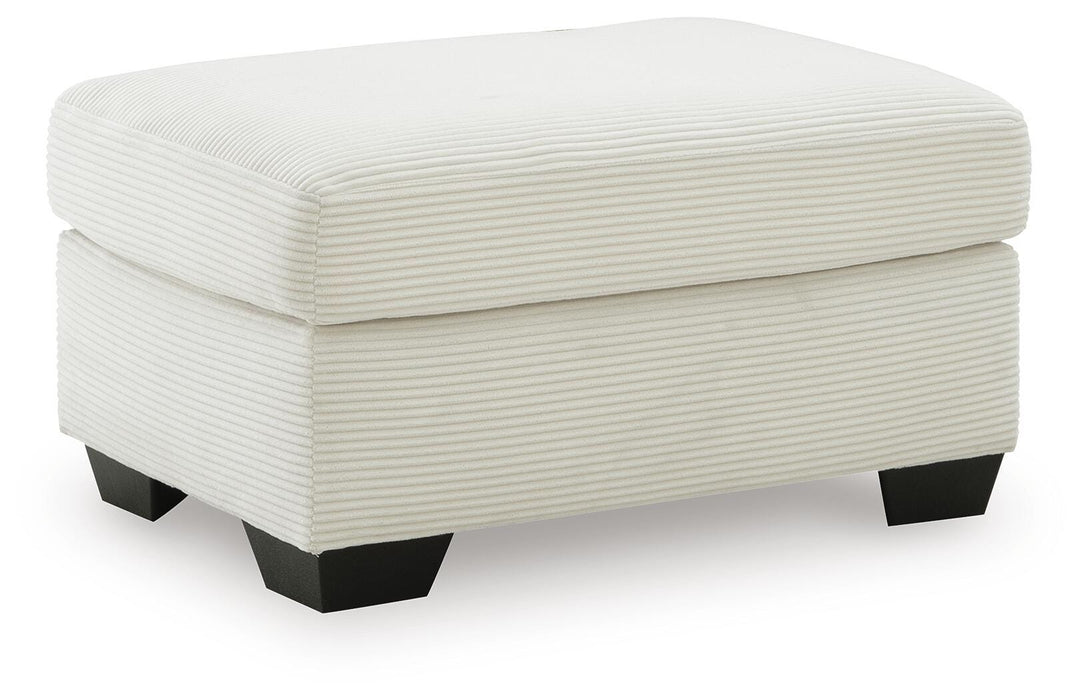 Amesley Ivory Ottoman