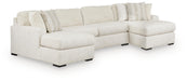3-Piece Sectional with Double Chaise