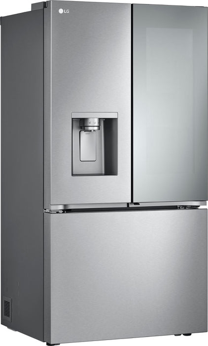LG - Standard-Depth MAX 30.7 Cu. Ft. French Door Smart Refrigerator with InstaView - Stainless Steel - new