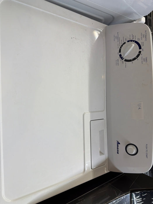 Amana 6.5 cu.ft. vented Front Load Gas Dryer in White with Wrinkle Prevent Option - used_good