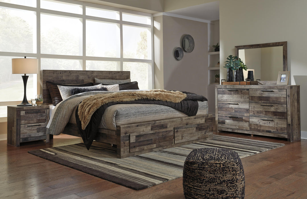 Derekson Multi Gray Bedroom Collection