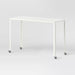45" Rolling Metal Computer Desk Chalk White - Room Essentials™