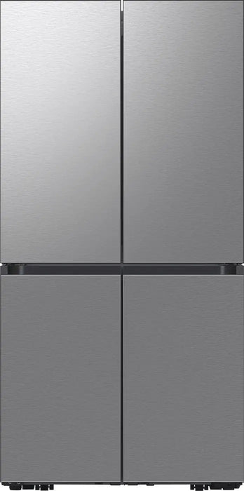 Samsung - Bespoke 29 Cu. Ft. 4-Door Flex French Door Refrigerator with Beverage Center - Stainless Steel - open_box