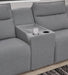 6-Piece Power Reclining Sectional with Console