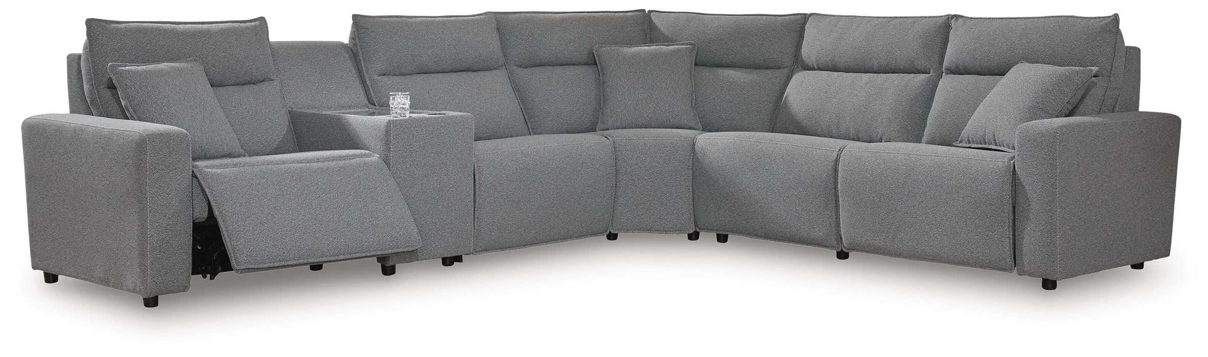 6-Piece Reclining Sectional with Console