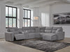 6-Piece Power Reclining Sectional with Chaise and Console