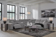 6-Piece Power Reclining Sectional with Chaise and Console