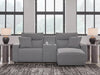 3-Piece Power Reclining Sectional with Chaise and Console