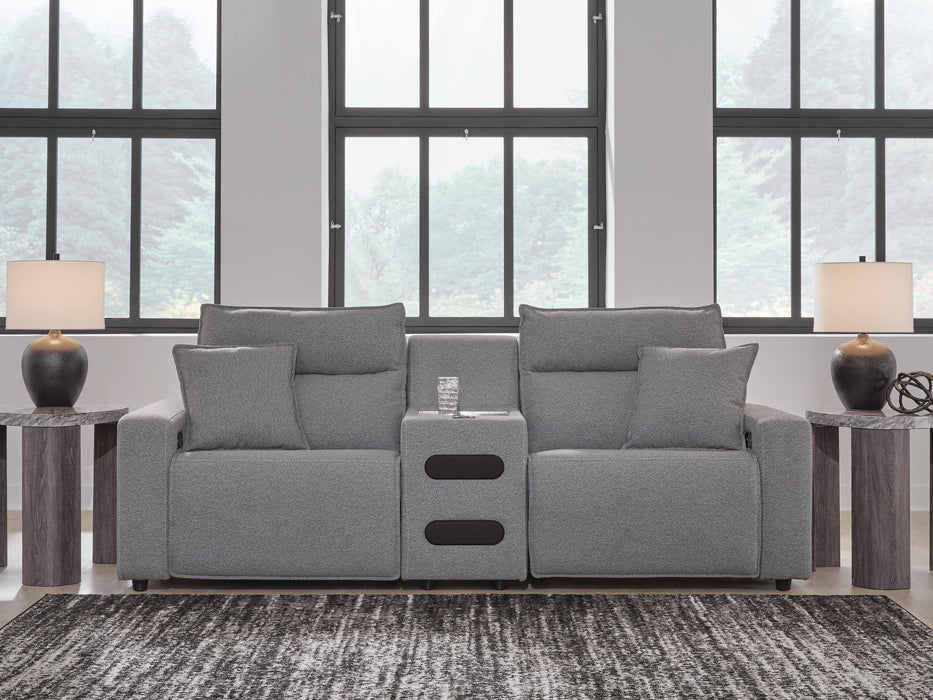 3-Piece Power Reclining Sectional with Audio Console