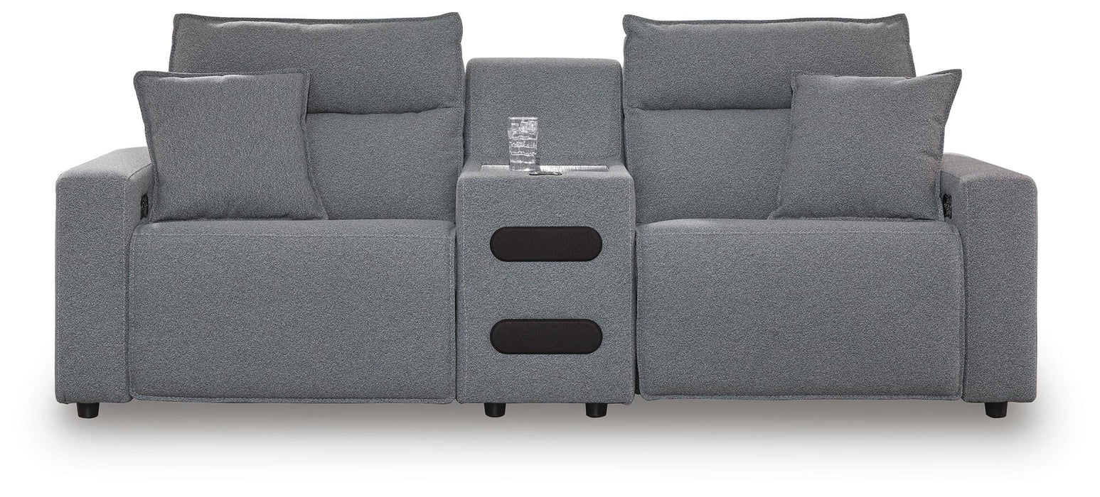 3-Piece Power Reclining Sectional with Audio Console