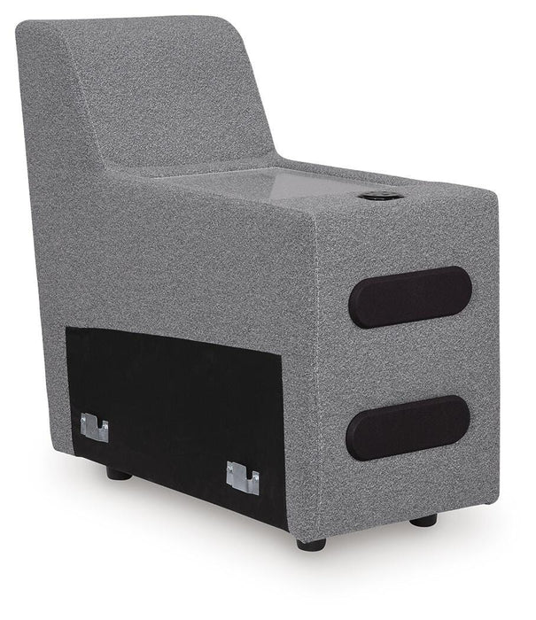 7-Piece Power Reclining Sectional with Audio Consoles