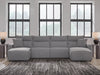 4-Piece Power Reclining Sectional with Chaise