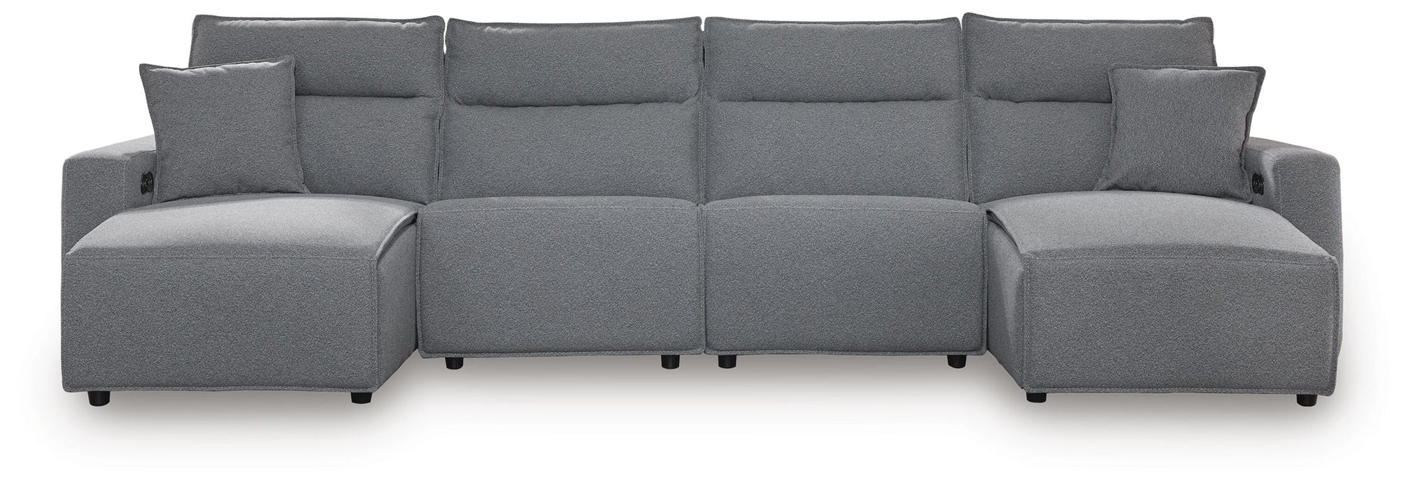4-Piece Power Reclining Sectional with Chaise