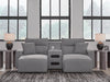 3-Piece Power Reclining Sectional with Chaise and Audio Console