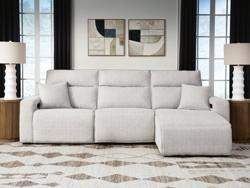 Signature Design Stone 3-Piece Reclining Sofa Chaise