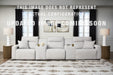 3-Piece Power Reclining Sectional with Chaise and Audio Console