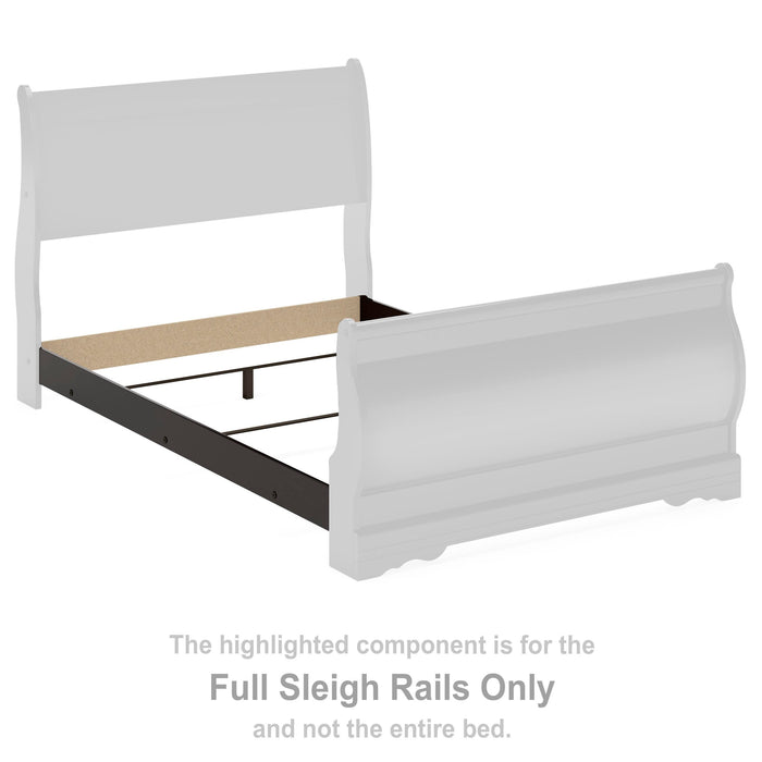 Huey Vineyard Black Full Sleigh Rails