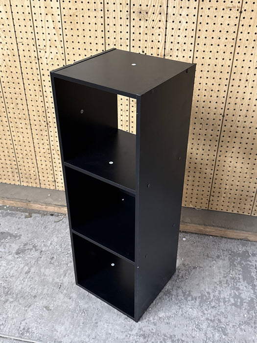 Mainstays 3 Cube Storage Organizer, Black - new