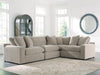 Benchcraft Pebble 4-Piece Sectional